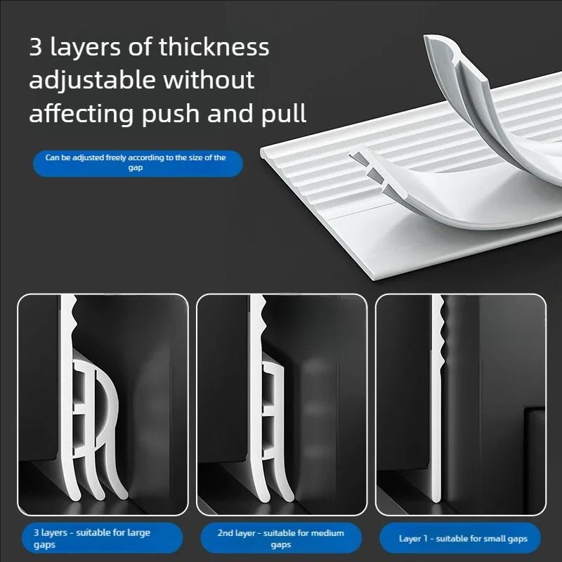 Triple Soundproof Window Seal Strip Self Adhesive Design