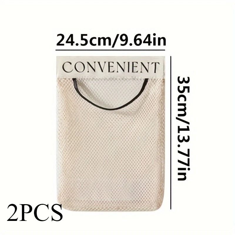 Wall Mounted Storage Bag Large Capacity Kitchen Garbage Bag Organizer