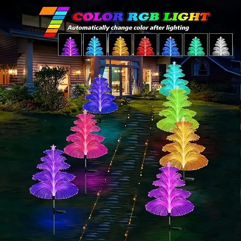 Solar Luminescent Jellyfish Bloom Stakes
