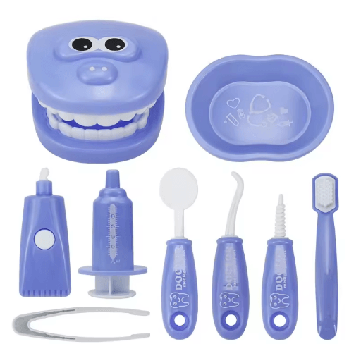 Montessori Doctor & Dentist Play Set – Kids Tooth Brushing Educational Role Play Toy