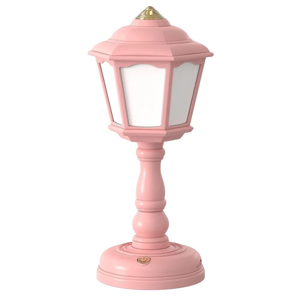 Mini Retro LED Desk Lamp with USB Rechargeable Touch Control