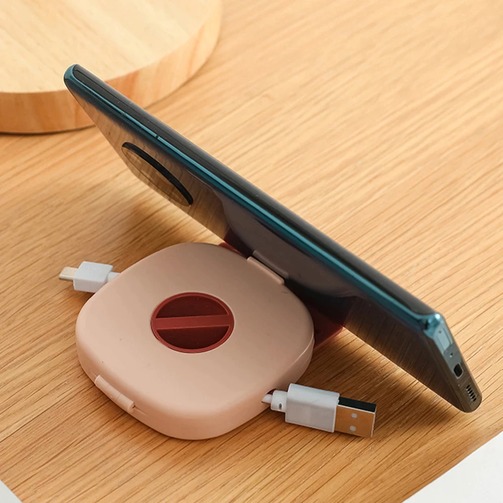 Waterproof Earphone Cable Winder & Phone Holder