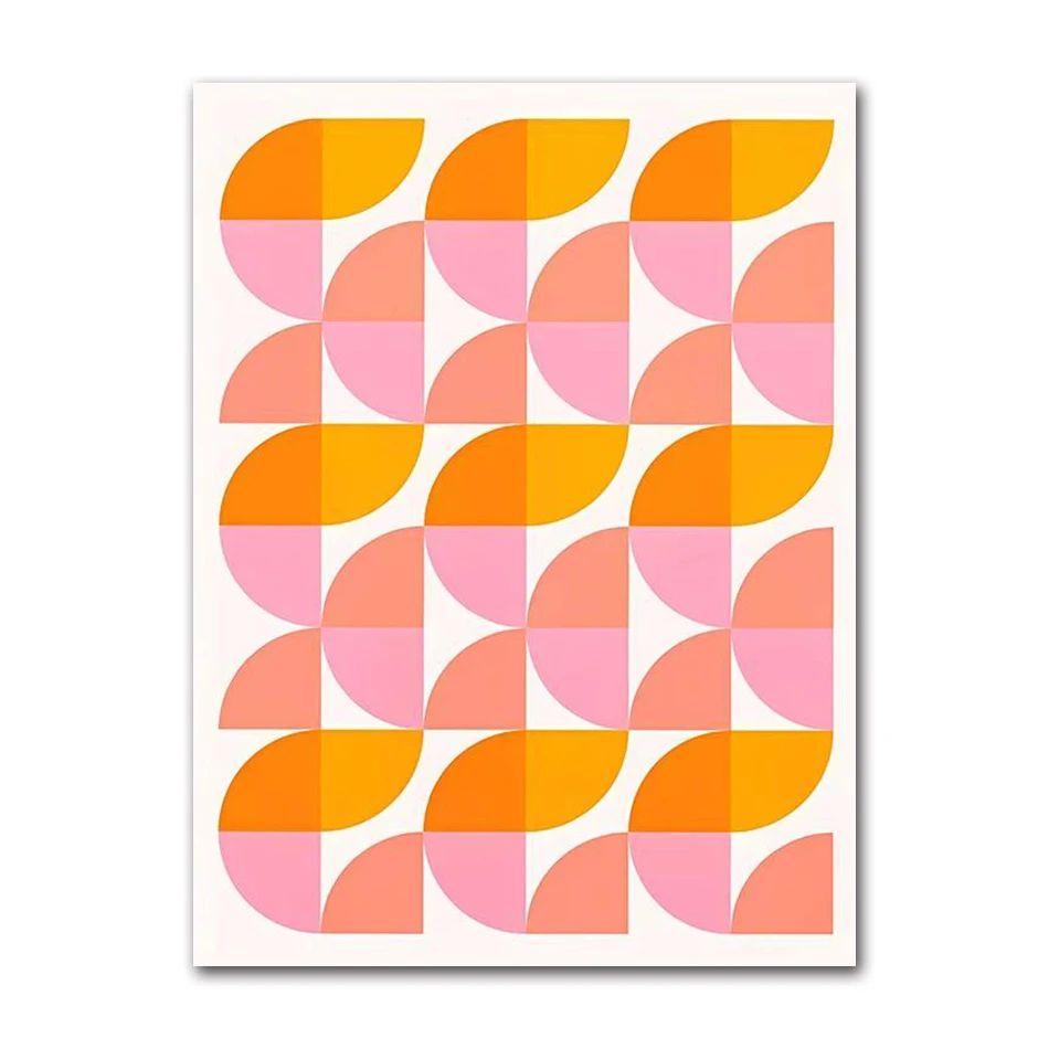 Retro Cocktail Canvas Wall Art Pink Strawberry Lemon Bar Poster