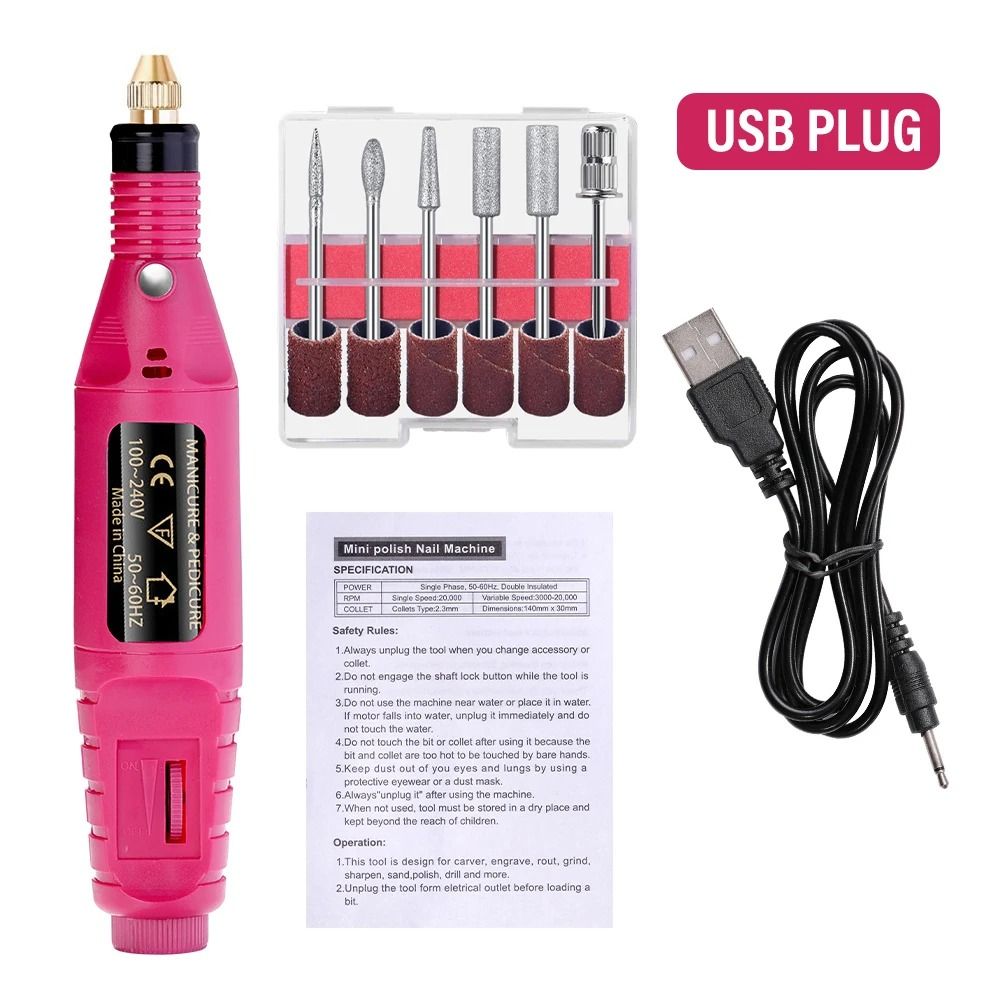 Electric Nail Drill and Sander Set