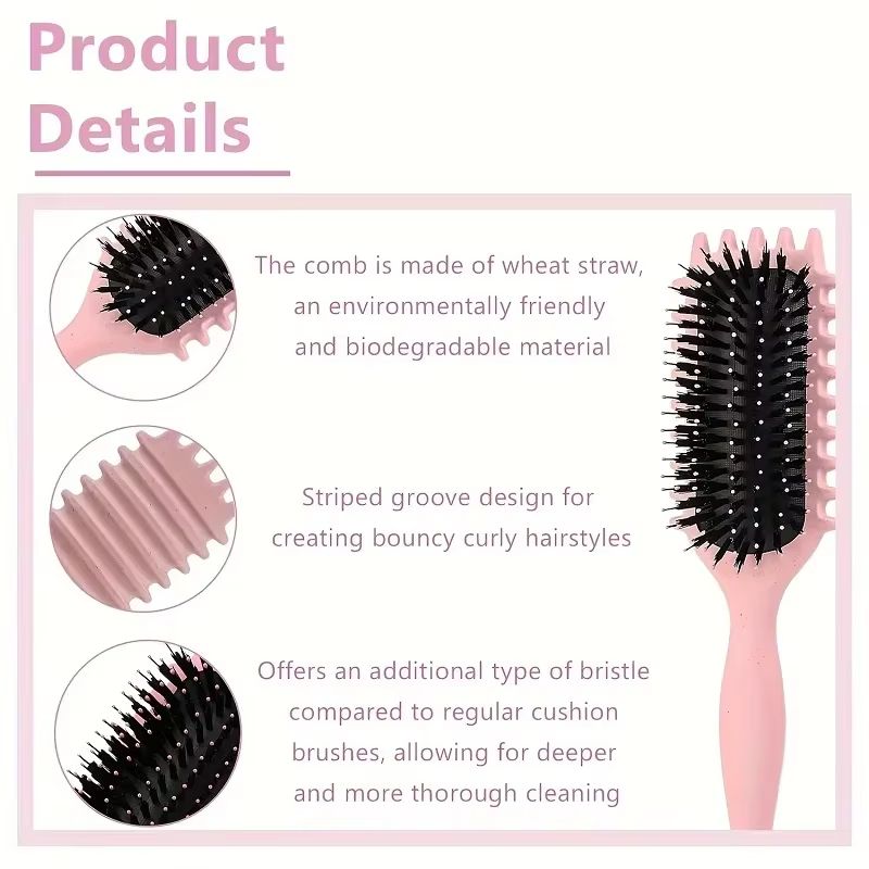 All-in-One Detangling Candy Brush & Continuous Mist Spray Hair Care Kit