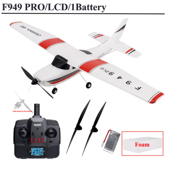 WLtoys F949 RC Airplane Cessna 182 with Gyroscope and 3D6G Flight Mode