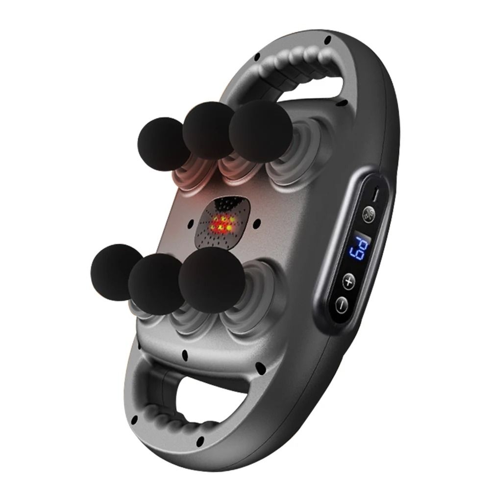 Professional Massage Gun Deep Tissue Massager With 6 Heads High Frequency Muscle Relief