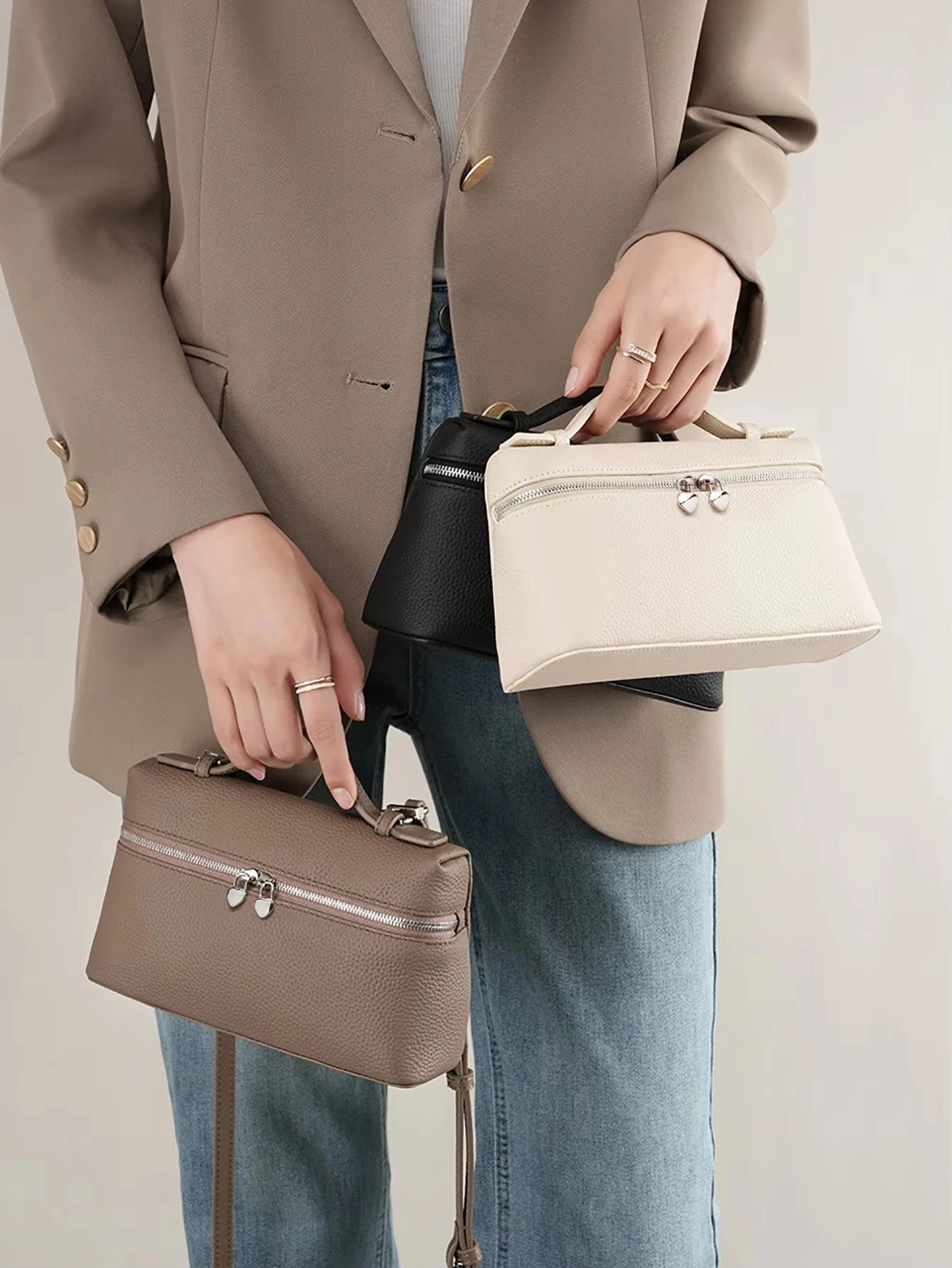 Everyday Chic PU Leather Shoulder & Crossbody Bag - Large Capacity Womens Messenger Handbag