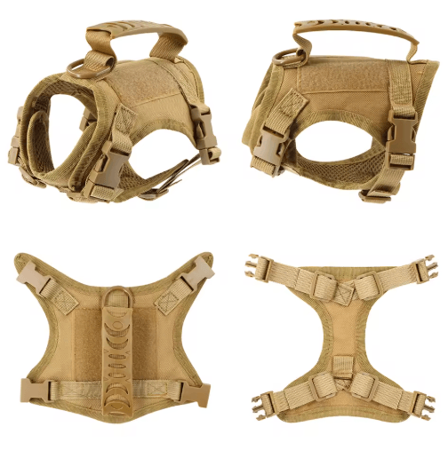 Tactical Escape-Proof Cat Harness with Control Handle