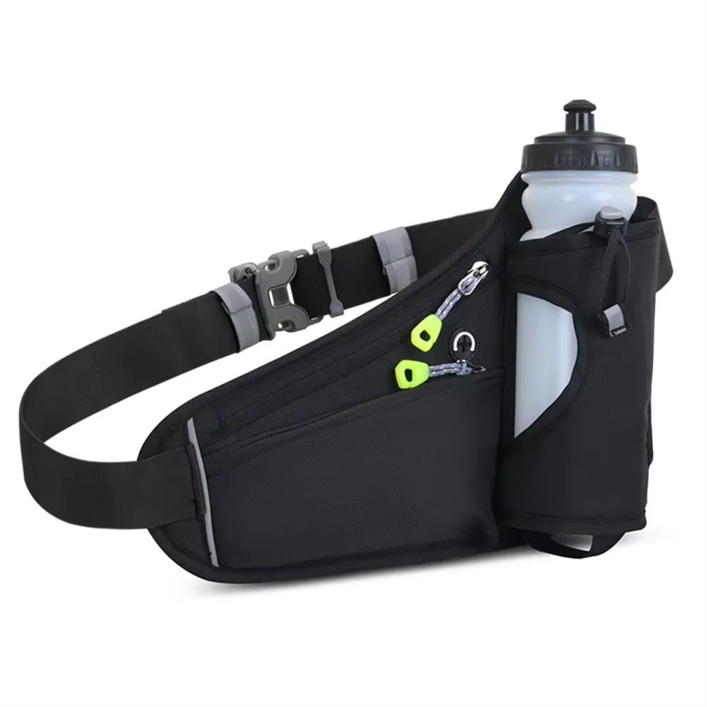 Running Waist Bag Water Bottle Holder Hydration Belt Bag Men Women Sports Fanny Pack Gym Running Cycling Bag