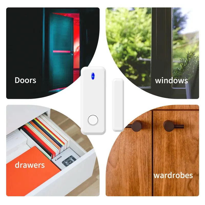 433MHz Wireless Door Window Sensor EV1527 for Smart Home Alarm Systems G03 G12 G30 G50 G60