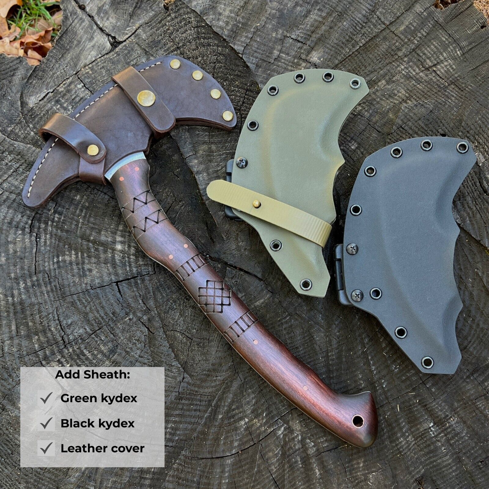 Carbon Steel Tomahawk Axe – 13.77