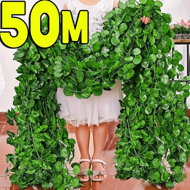 Artificial Ivy Vine Garland – Realistic Hanging Greenery for Home & Events