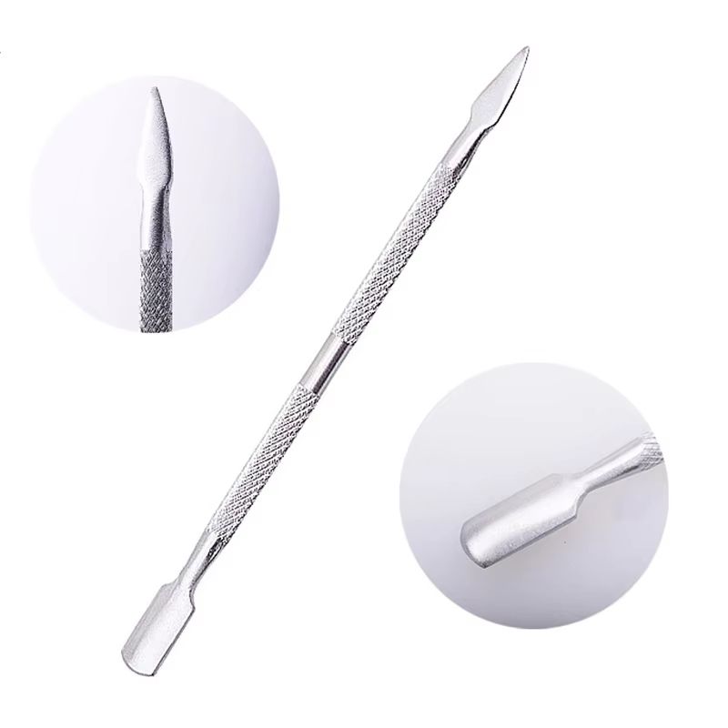 Stainless Steel Cuticle Remover and Cutter, Cuticle Pusher Nail Cleaner, Durable Manicure and Pedicure Tool