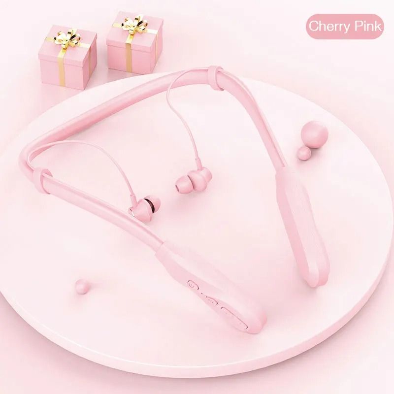 Eardeco 200 Hour Bluetooth Neckband Headphones with Bass and Mic