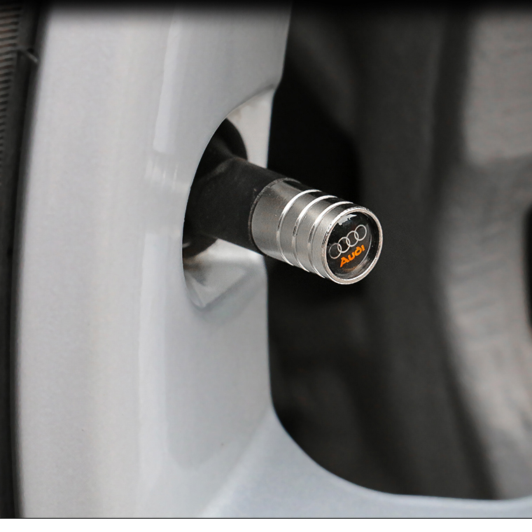 Universal Car Sticker Accessories, Durable Valve Stem Caps Cover, Auto Tire Decoration Set