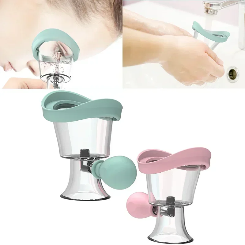 Reusable Soft Silicone Eye Wash Cups, Eyes Cleaner Flushing Rinse Cups, Bath Eyewash Cups for Students