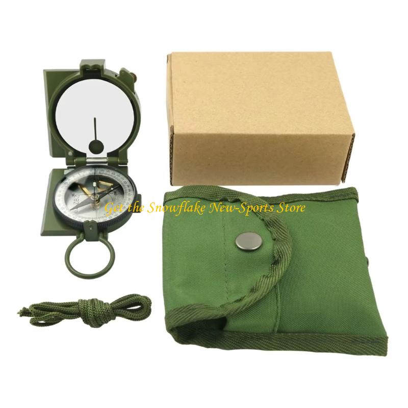 High-Precision Glow in the Dark Outdoor Compass Pocket Watch Navigation Tool