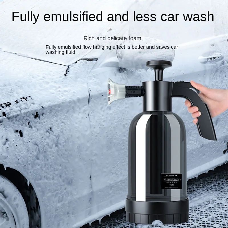 2L Hand Pump Foam Sprayer with Nozzles