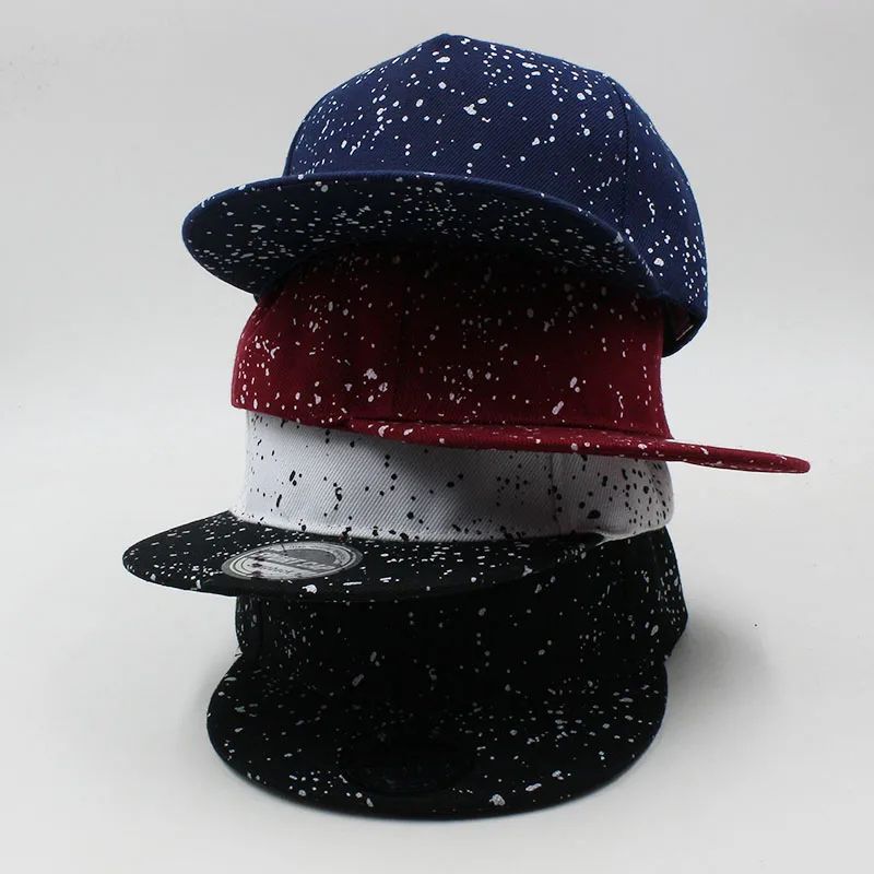 Kids Polka Dot Adjustable Snapback Baseball Cap