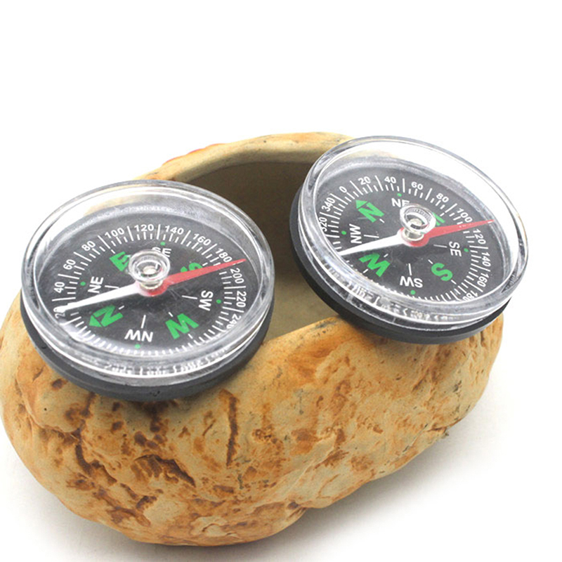 Portable Mini Survival Compass Keychain Precision Navigation Tool for Hiking Camping Outdoor Gear