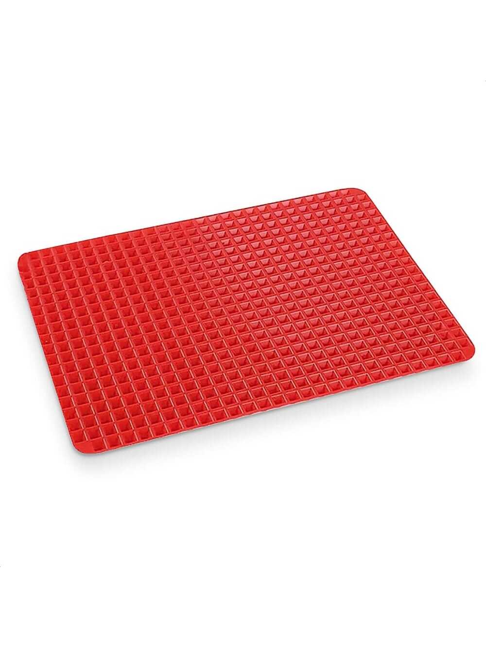 Non-Stick Silicone Baking Mat with Grid – Heat-Resistant, Versatile BBQ & Oven Mat