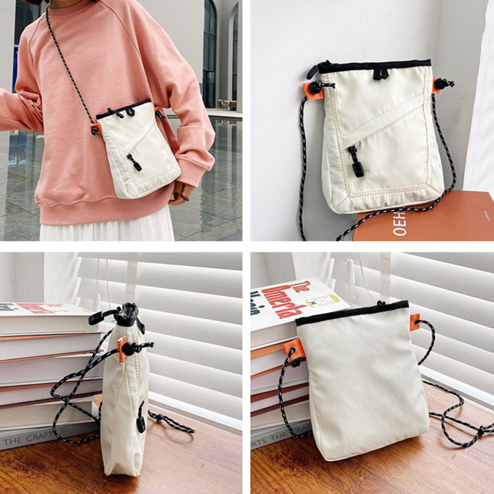 Mini Nylon Crossbody Bag Compact Phone Wallet Lightweight Travel Shoulder Purse