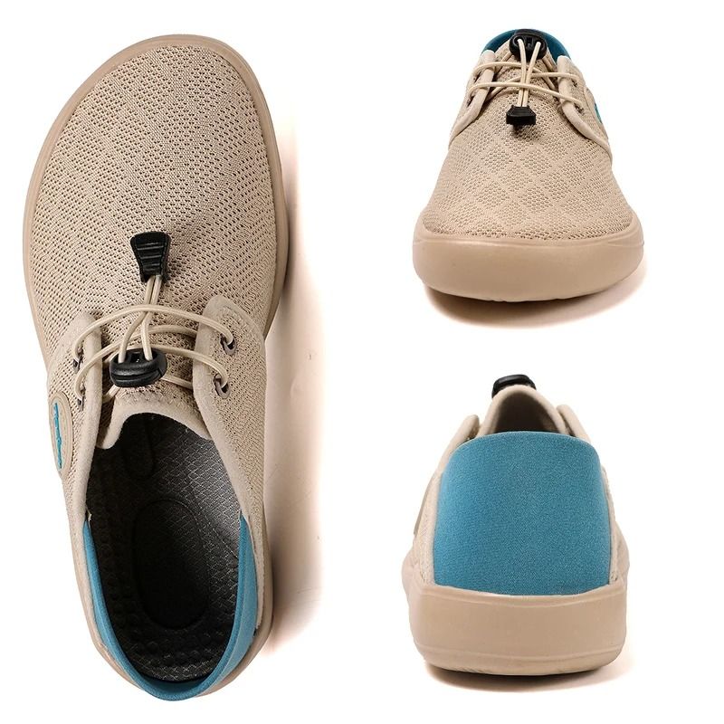 Breathable Mesh Barefoot Sneakers for Men with Wide Toe Box