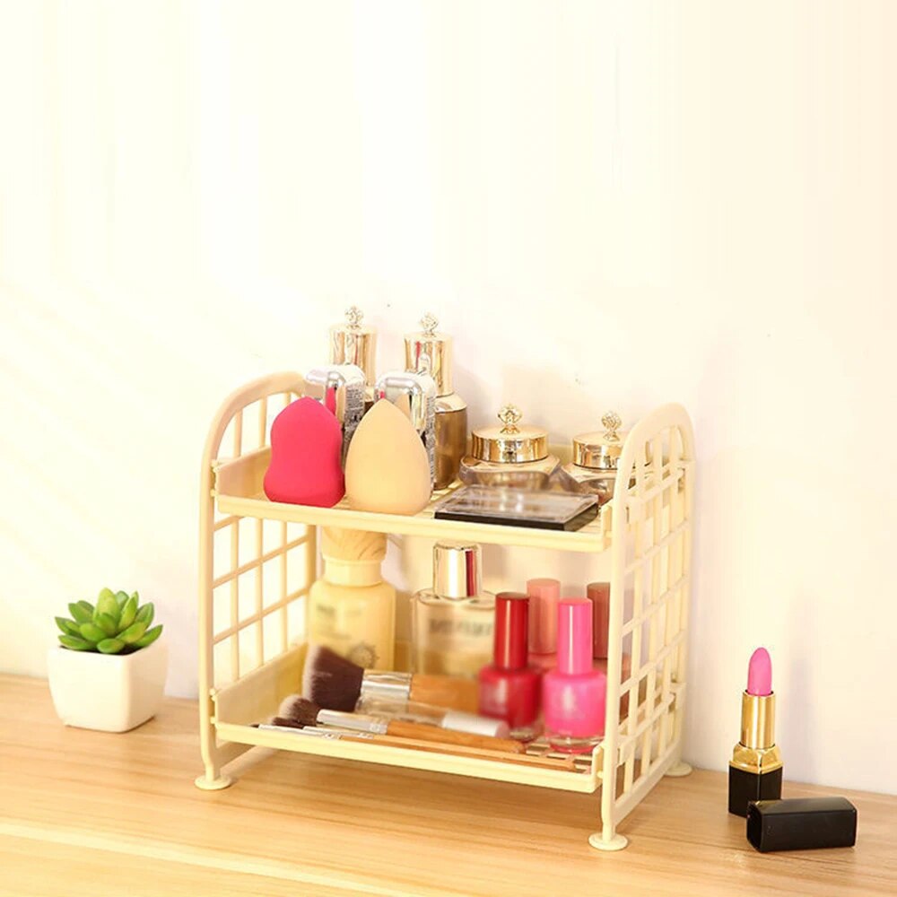 Multi-storey Desktop Storage Shelf, Simple Horizontal Dormitory Storage, High Appearance for Computer Office
