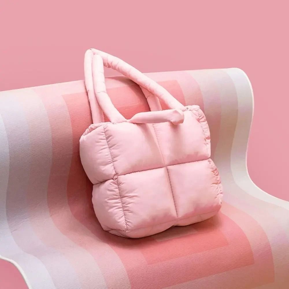 Large Capacity Puffy Quilted Shoulder Tote