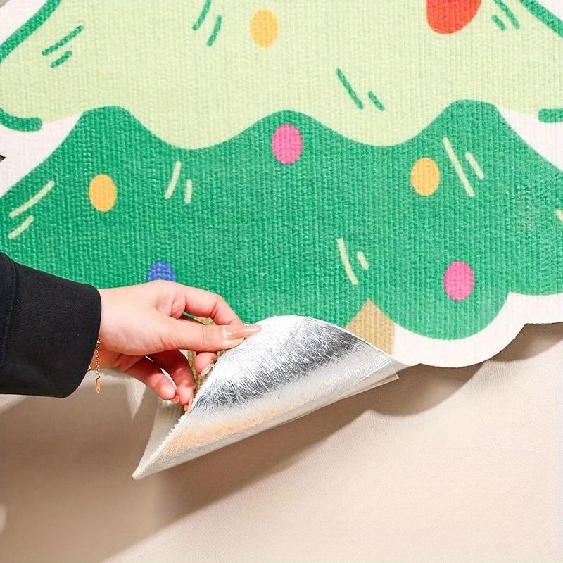 Self Adhesive Cat Scratch Mat Cartoon Design Multi Purpose Pet Mat