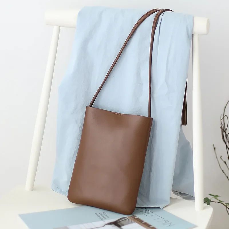 Everyday Luxe PU Leather Crossbody Shoulder Bag, Large-Capacity Womens Handbag