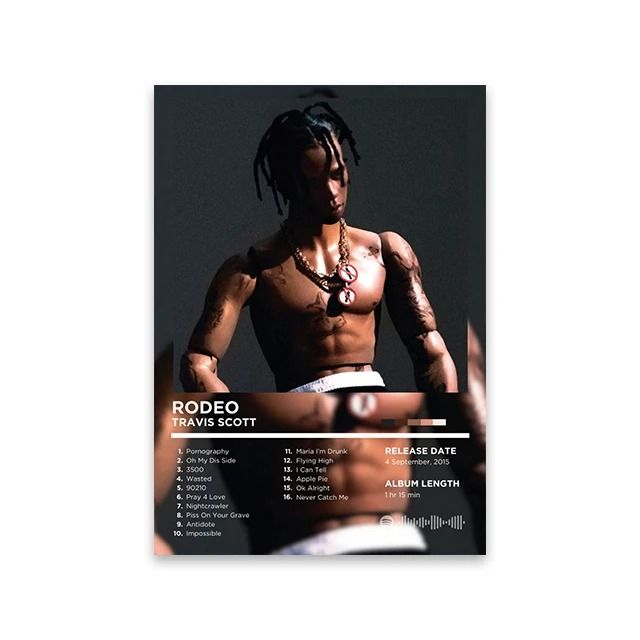 Retro Rap Album Cover Canvas Poster Music Wall Art Print
