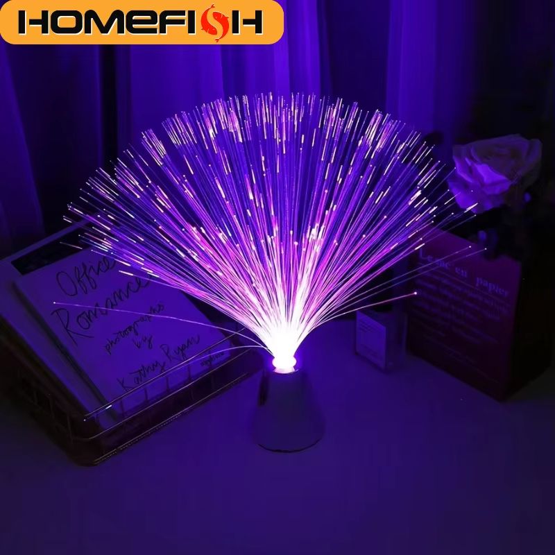 7-Color LED Fiber Optic Star Sky Night Lamp for Home Decor and Party Centerpiece