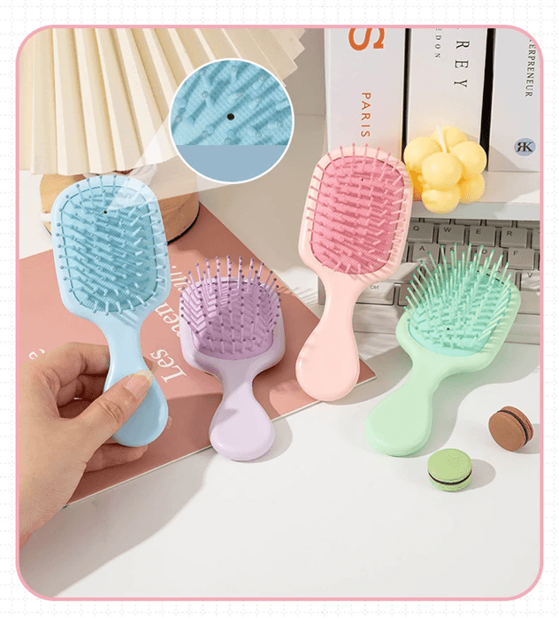 MiniSoft Cartoon Hair Cushion Brush