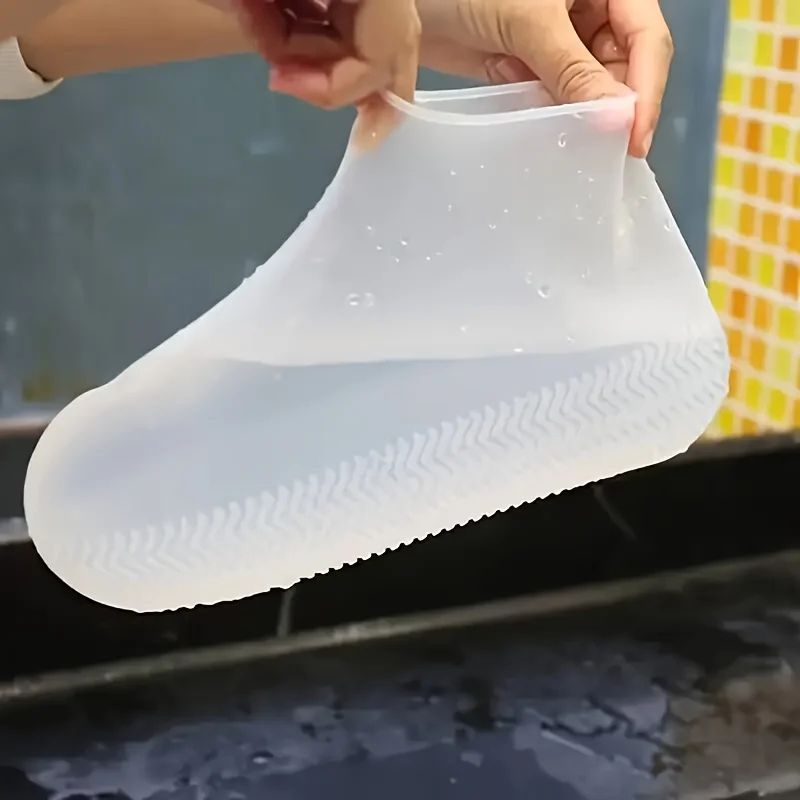 Reusable Waterproof Silicone Shoe Covers Non Slip Rain Protection