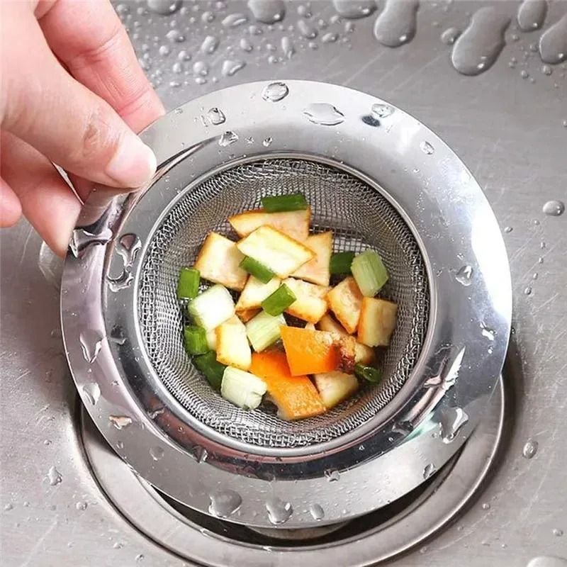 Stainless Steel Sink Strainer Filter for Kitchen and Bathroom Drains