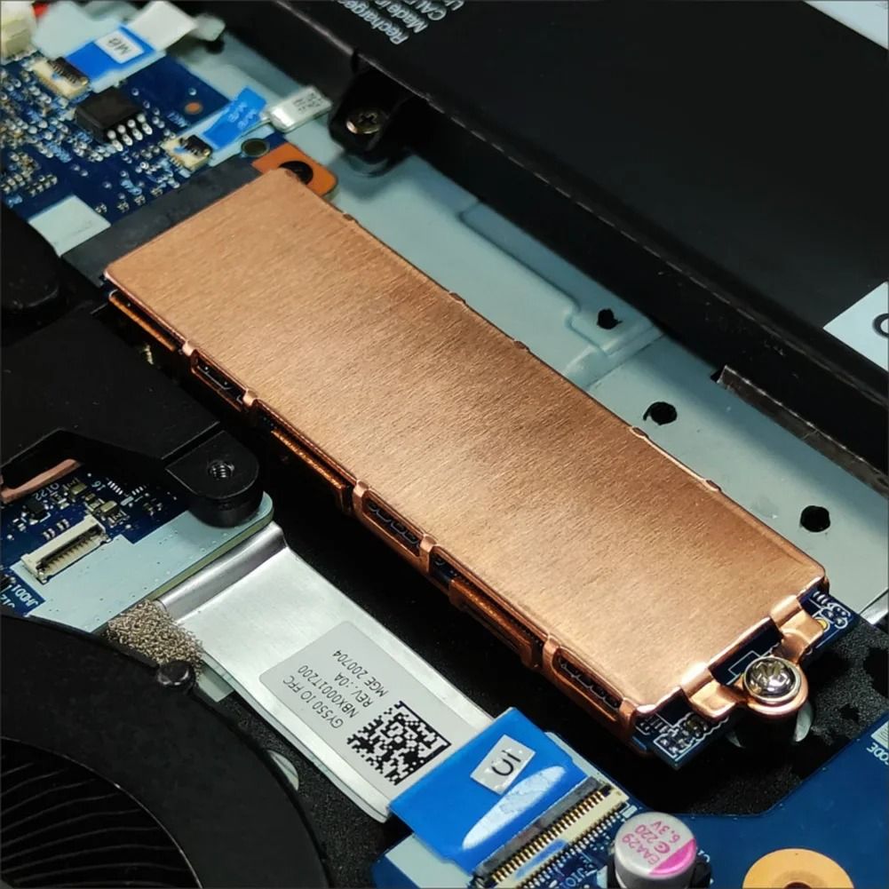 M.2 NVMe Metal SSD Radiator – High-Performance Heat Sink with Thermal Pads – Professional Laptop & Desktop Cooler