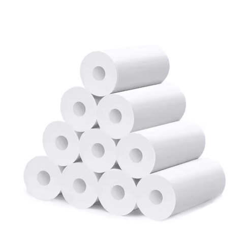 Kids Instant Camera Thermal Paper Refill Rolls, BPA-Free 57by25mm (White, Non-Adhesive)