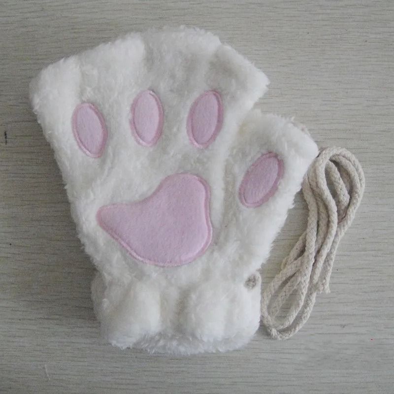 Plush Fingerless Hand Warmers