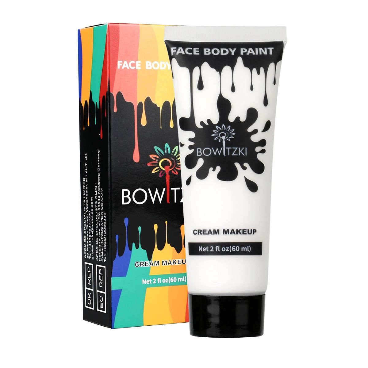 Face & Body Cream Paint – 60ml High-Capacity Special Effects Makeup