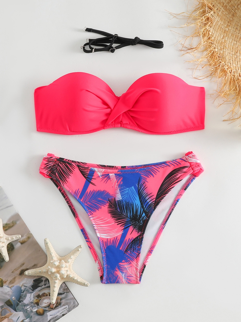 Sexy Low Waist Bottom Swimwear, Push Up Top Women Bikinis Set, Female Swimsuit Bathing Suit Beachwear for Vacation