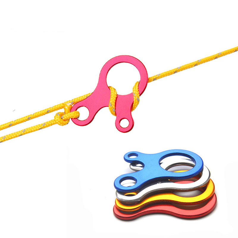 Quick Knot Rope Tensioner Outdoor Tool Portable Tent Fastener for Camping and Survival Gear