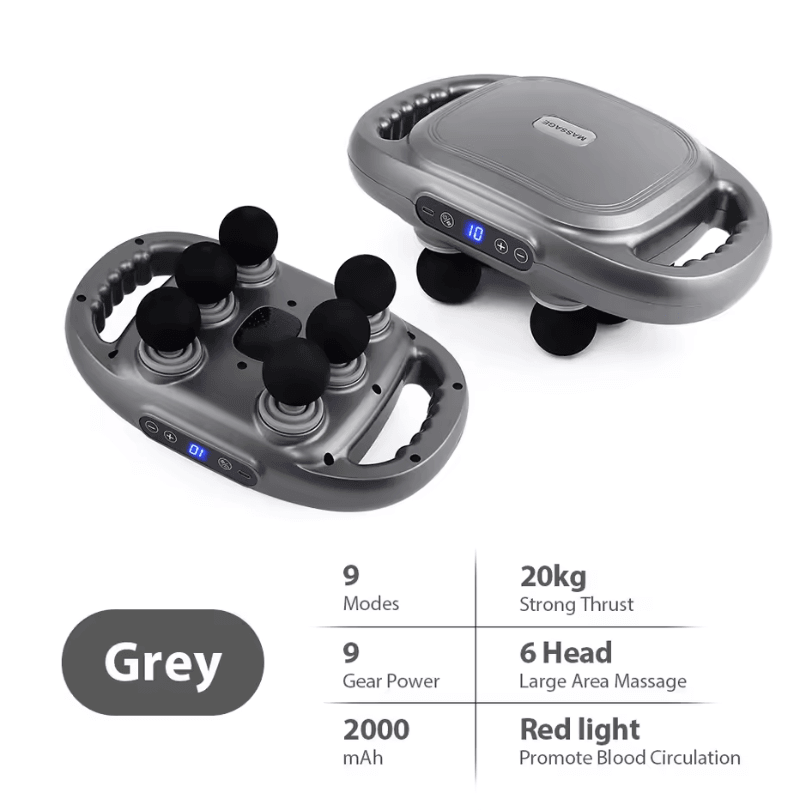66-Head High Frequency Massage Gun – Fascia Vibration Body and Deep Tissue Massager