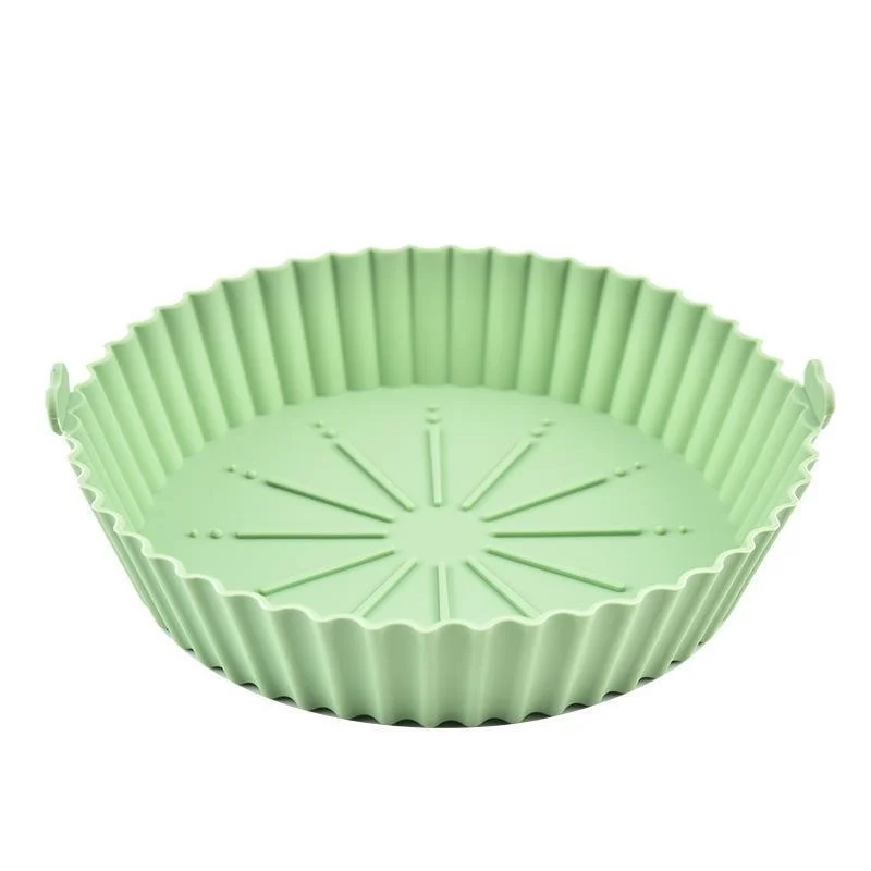 Premium Air Fryer Silicone Basket Liners Reusable Non Stick Pot & Parchment Paper Replacement