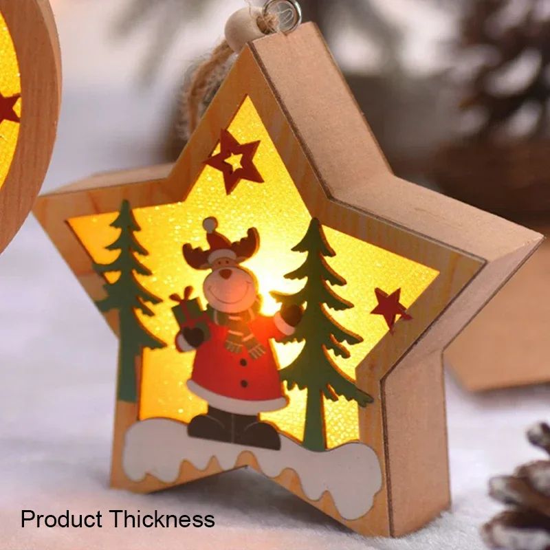 LED Christmas Tree Pendant Night Light