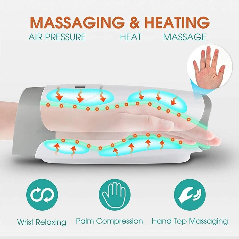 Advanced Air Compression Heated Hand Therapy Device
