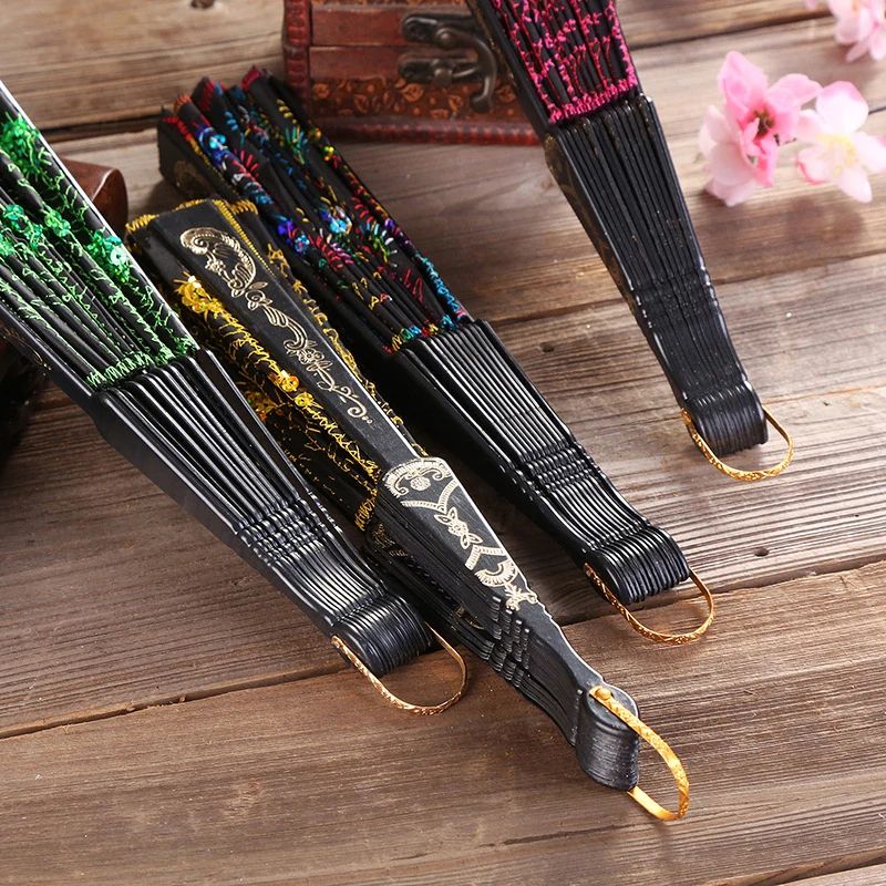 Chinese Style Embroidered Folding Hand Fan