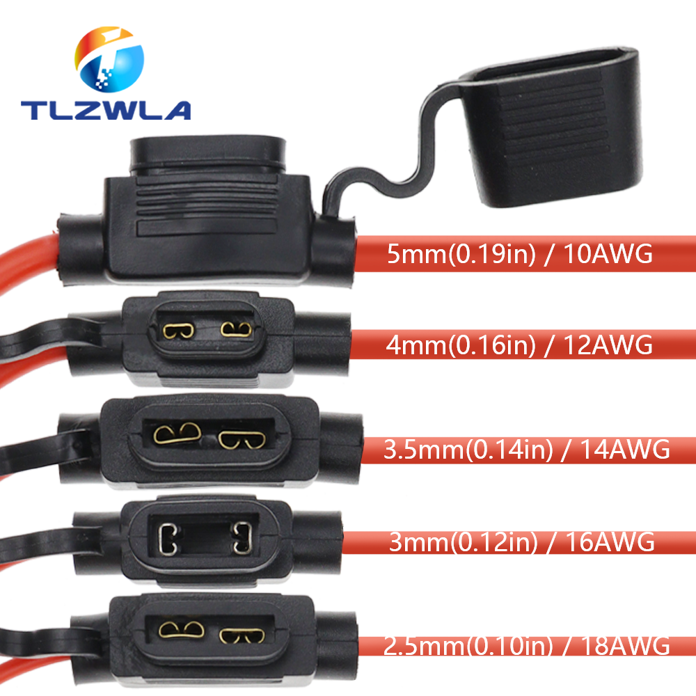 Waterproof Mini Auto Fuse Holder with Car Blade Fuses