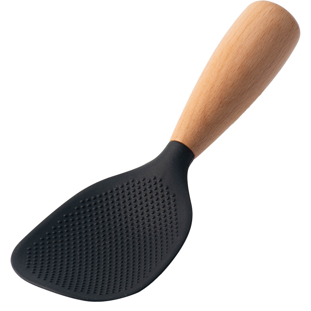 Durable Silicone Non-stick Cooking Spoon Anti-Scalding, High-Temperature-Resistant Kitchen Gadget
